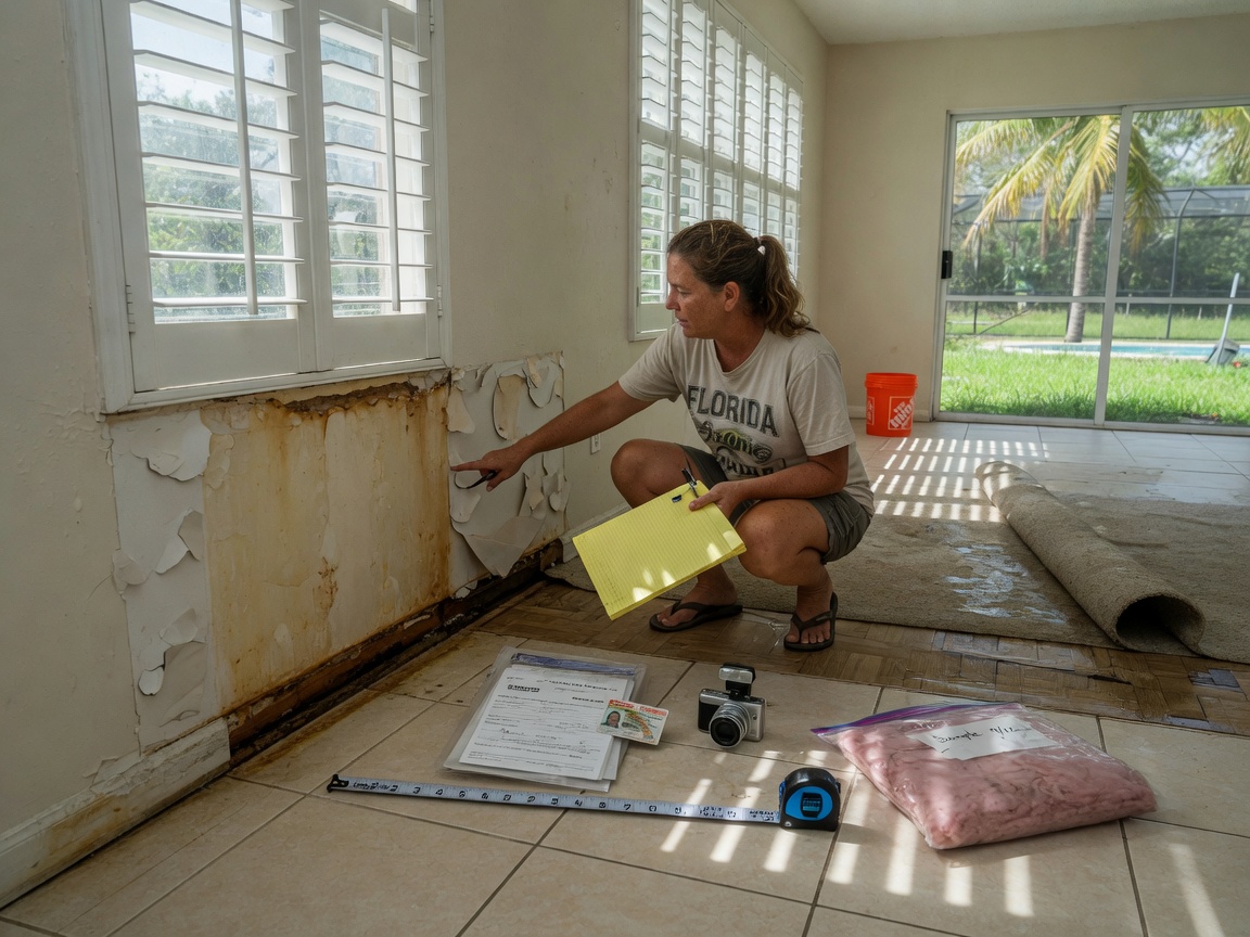 Documenting Water Damage for Insurance Claims in Florida