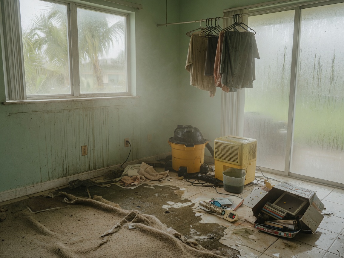 How High Humidity Slows Drying After Water Intrusion in South Florida