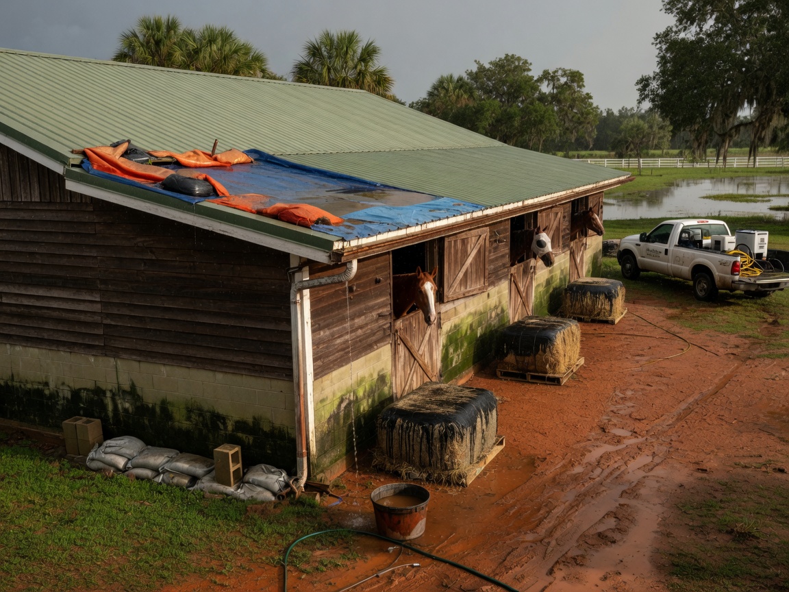 Protecting Equestrian Barns From Water Damage Near Davie