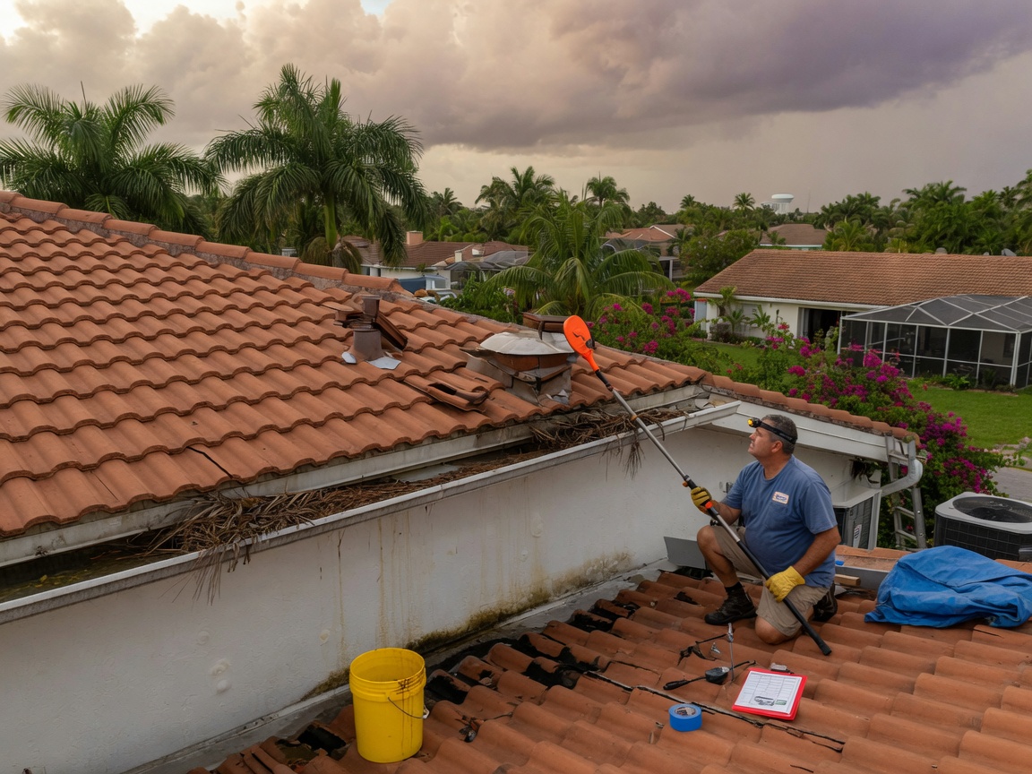 Seasonal Roof Leak Checks for Davie Homes Before Rainy Season