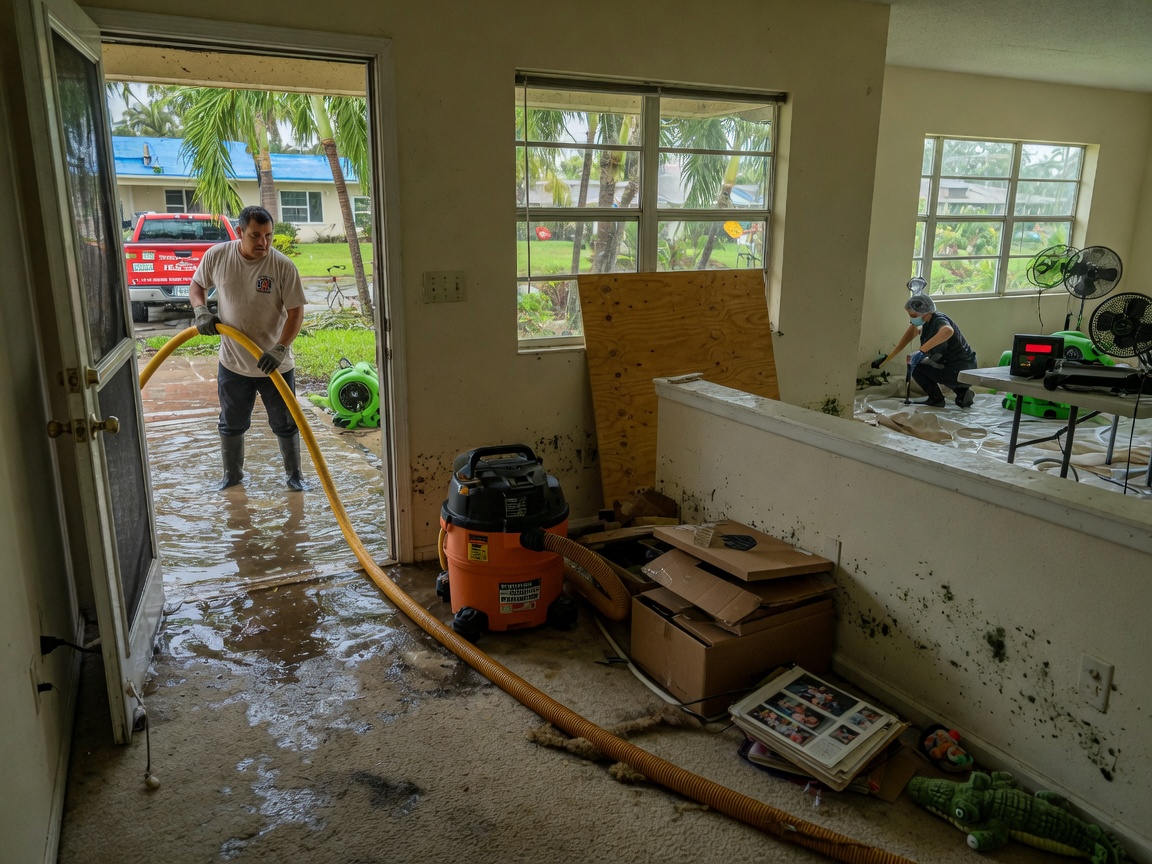 What to Expect When Drying Out a Home After a Davie Storm